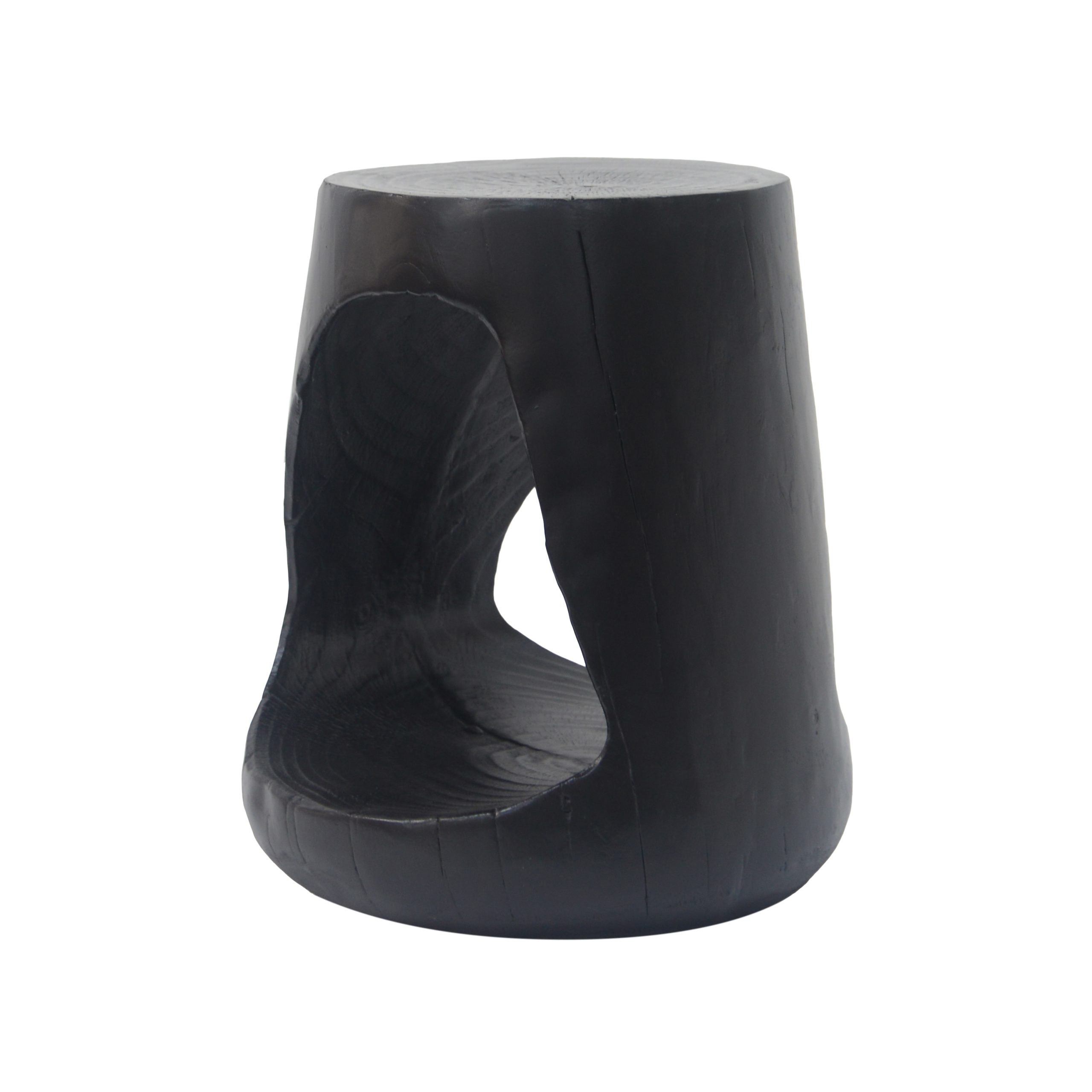 Orivane MGO Hollow Side Table – Round Wood-Grain Accent Table for Living Room, Bedroom & Patio - Image 5